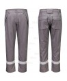 Pantalón ignífugo multinorma, económico y muy resistente color gris