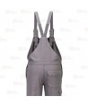 Pantalón peto ignífugo multinorma, económico y muy resistente color gris oscuro