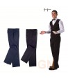 Pantalón económico con pinzas para camarero