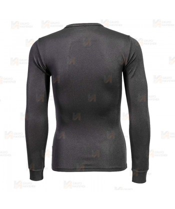 Camiseta térmica económica con tejido transpirable -Unisex- color negro