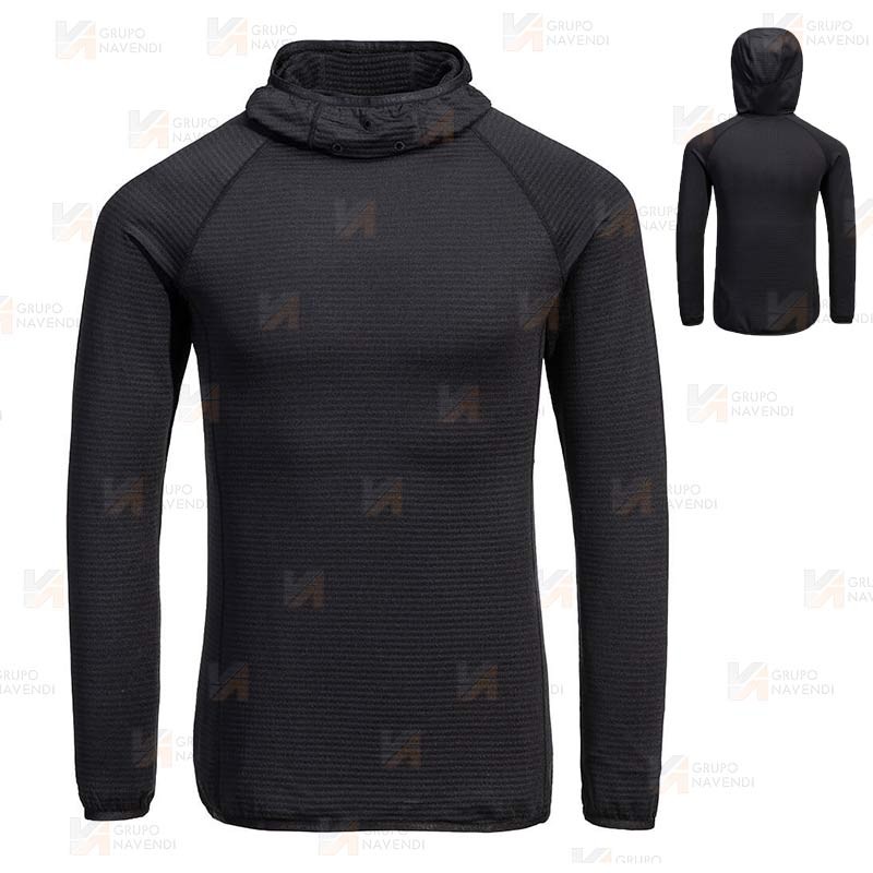 Camiseta térmica con capucha y tejido transpirable -Unisex-