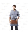 Chaqueta de cocina con tejido elástico y espalda Coolmax -Hombre-