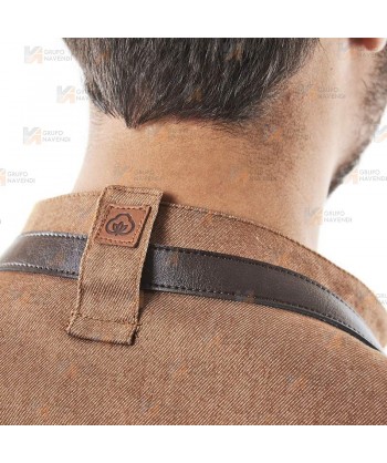 Chaqueta de cocina con tejido elástico y espalda Coolmax -Hombre-