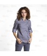 Chaqueta de cocina con tejido elástico y espalda Coolmax -Mujer-