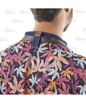 Chaqueta de cocina con tejido elástico y espalda Coolmax -Hombre-