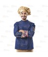 Chaqueta de cocina con tejido elástico y espalda Coolmax -Hombre-