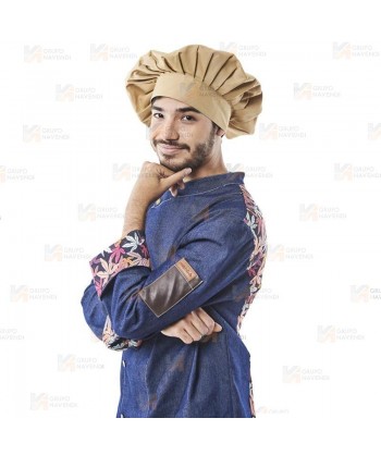 Chaqueta de cocina con tejido elástico y espalda Coolmax -Hombre-