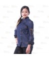 Chaqueta de cocina con tejido elástico y espalda Coolmax -Mujer-