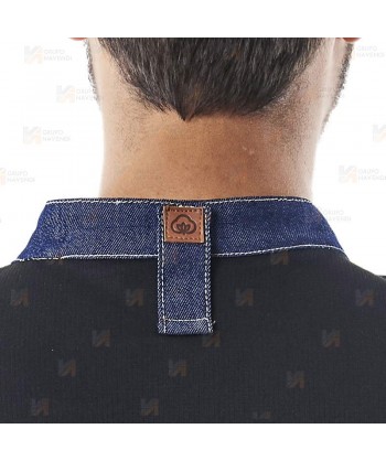 Chaqueta de cocina con tejido elástico y espalda Coolmax -Hombre-
