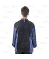 Chaqueta de cocina con tejido elástico y espalda Coolmax -Hombre-