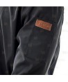 Chaqueta de cocina con tejido microfibra y espalda Coolmax -Hombre- color negro