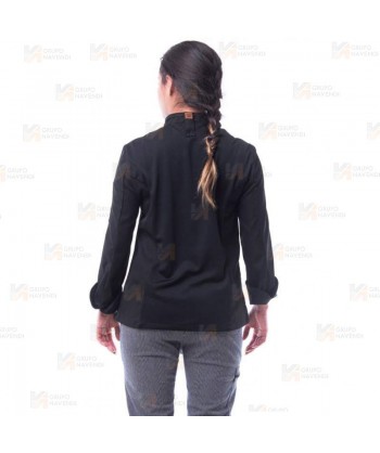 Chaqueta de cocina con tejido microfibra y espalda Coolmax -Mujer-