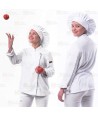 Chaqueta de cocina con tejido microfibra y espalda Coolmax -Mujer-