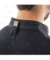 Chaqueta manga corta de cocina de microfibra y espalda Coolmax -Hombre-