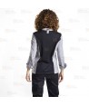 Chaqueta de cocina con tejido elástico y espalda Coolmax -Mujer-