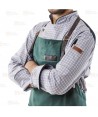 Chaqueta de cocina con tejido elástico y espalda Coolmax -Hombre-
