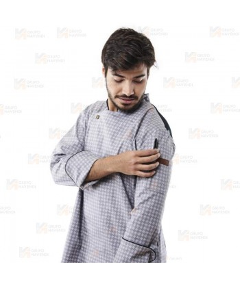 Chaqueta de cocina con tejido elástico y espalda Coolmax -Hombre-