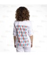 Chaqueta de cocina con tejido elástico y espalda Coolmax -Mujer-