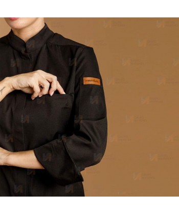 Chaqueta de cocina con tejido microfibra y espalda Coolmax -Mujer-