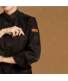 Chaqueta de cocina con tejido microfibra y espalda Coolmax -Mujer-