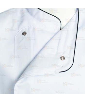 Chaqueta de cocina con la espalda transpirable -Mujer- color blanco