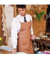 Delantal para hostelería y cocina con tejido denim elástico