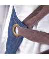 Delantal para hostelería y cocina con tejido denim elástico