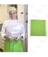 Delantal francés para hostelería y cocina de 90 x 100 cm color verde manzana
