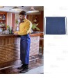 Delantal francés para hostelería y cocina de 90 x 100 cm color azul marino