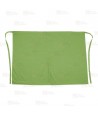 Delantal francés para hostelería con abertura central de 90 x 100 cm color verde manzana