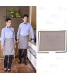 Delantal corto para hostelería y cocina de 60 x 80 cm.