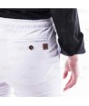 Pantalón elástico para hostelería con bolsillos y cordón -Unisex-