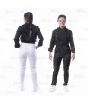 Pantalón elástico para hostelería con bolsillos y cordón -Unisex-