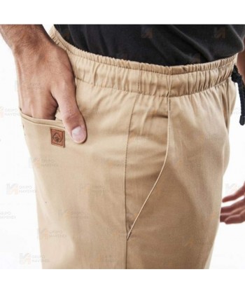 Pantalón elástico para hostelería con bolsillos y cordón -Unisex-