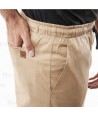Pantalón elástico para hostelería con bolsillos y cordón -Unisex-