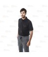 Pantalón elástico a rayas para hostelería con bolsillos y cordón -Unisex-