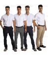Pantalón de hombre superstrech. Corte slim fit sin pinzas y con bolsillos frontales.