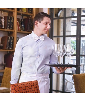Camisa ajustada en tejido elástico y manga larga sin bolsillo -Hombre-
