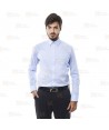 Camisa ajustada en tejido elástico y manga larga sin bolsillo -Hombre-
