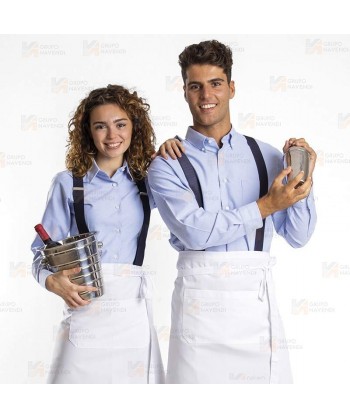 Camisa de vestir ajustada de manga larga tejido Oxford -Hombre