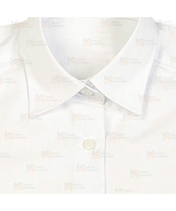 Camisa de vestir ajustada de manga larga con bolsillo