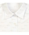 Camisa de vestir ajustada de manga larga con bolsillo