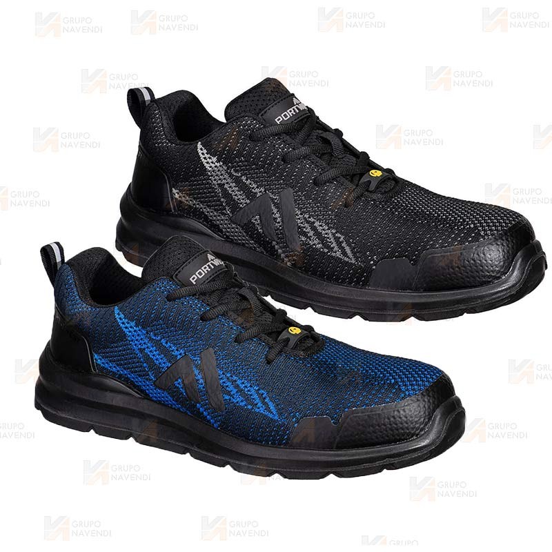 Zapatos deportivos de seguridad antiestáticos y no metálicos S1P
