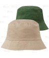 Gorro reversible Beige/verde