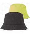 Gorro reversible Negro/Naranja flúor