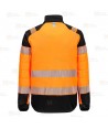 Chaqueta de alta visibilidad con forro Insulatex color naranja flúor/negro
