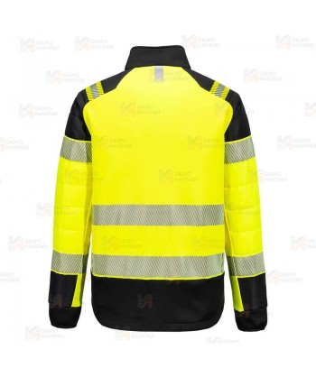 Chaqueta de alta visibilidad con forro Insulatex color amarillo flúor/negro