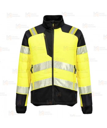 Chaqueta de alta visibilidad con forro Insulatex color amarillo flúor/negro