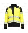 Chaqueta de alta visibilidad con forro Insulatex color amarillo flúor/negro