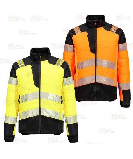 Chaqueta de alta visibilidad con forro Insulatex color amarillo flúor/negro